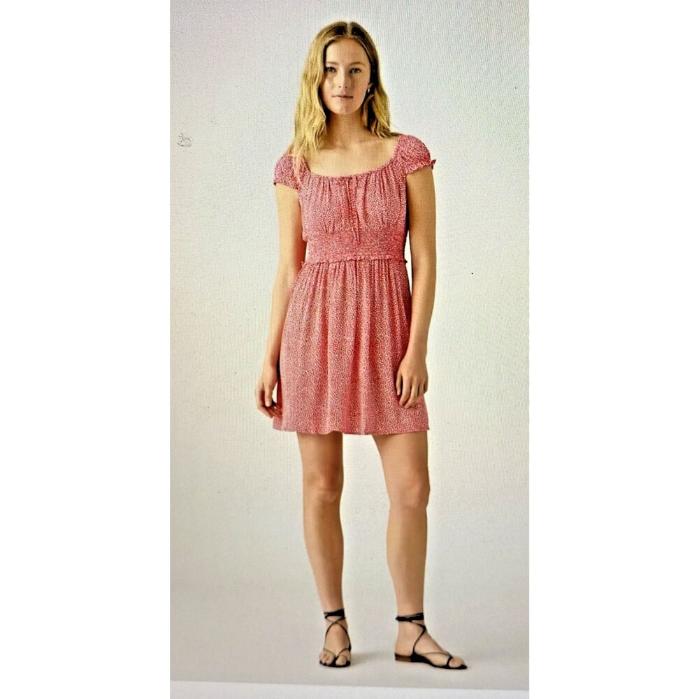Levi's Yara Crepe Dress Women's L Red Floral MSRP $64.50